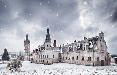 Schloss im Schnee